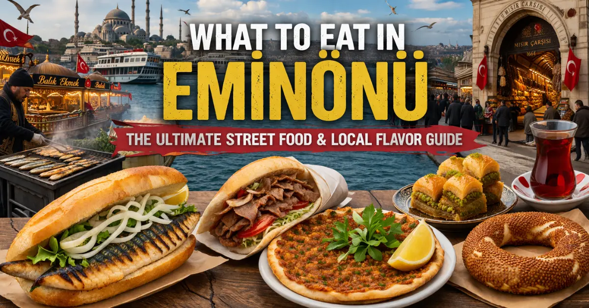 What to Eat in Eminönü: The Ultimate Street Food & Local Flavor Guide