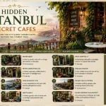 Discover the best hidden cafés in Istanbul, from peaceful garden cafés to cozy neighborhood coffee shops. Escape the crowds and enjoy authentic local coffee experiences.