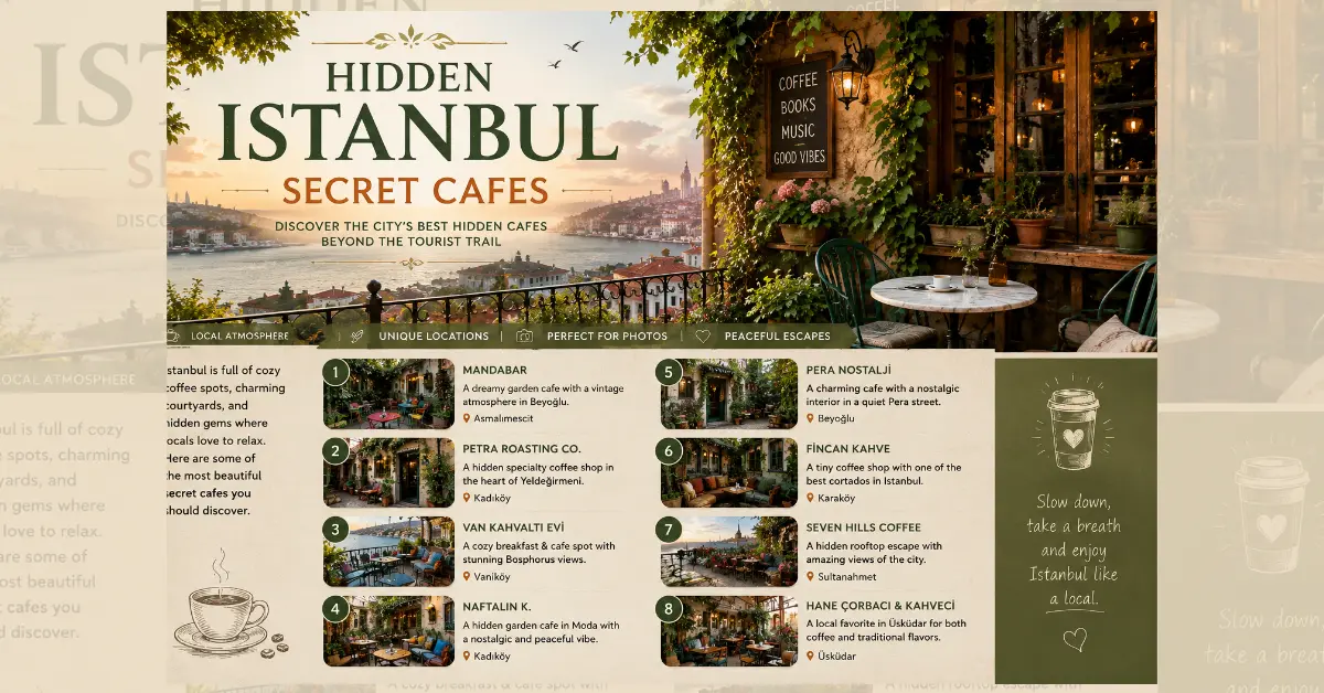 Hidden Istanbul: Secret Cafés Loved by Locals