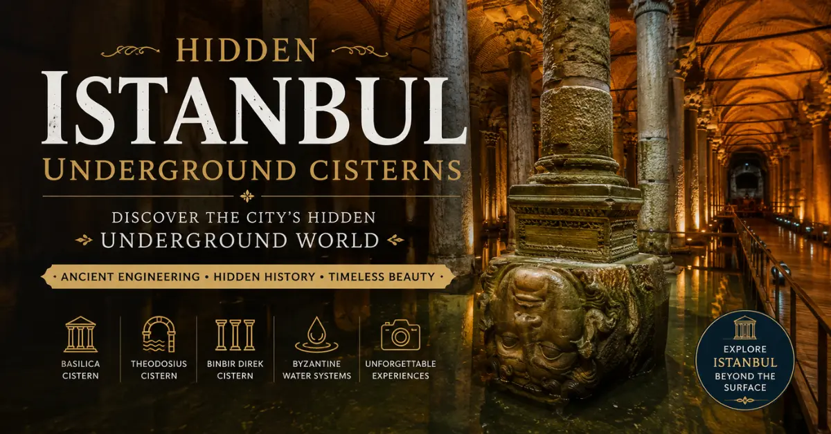 Underground Cisterns in Istanbul: Hidden Water Reservoirs You Should Visit